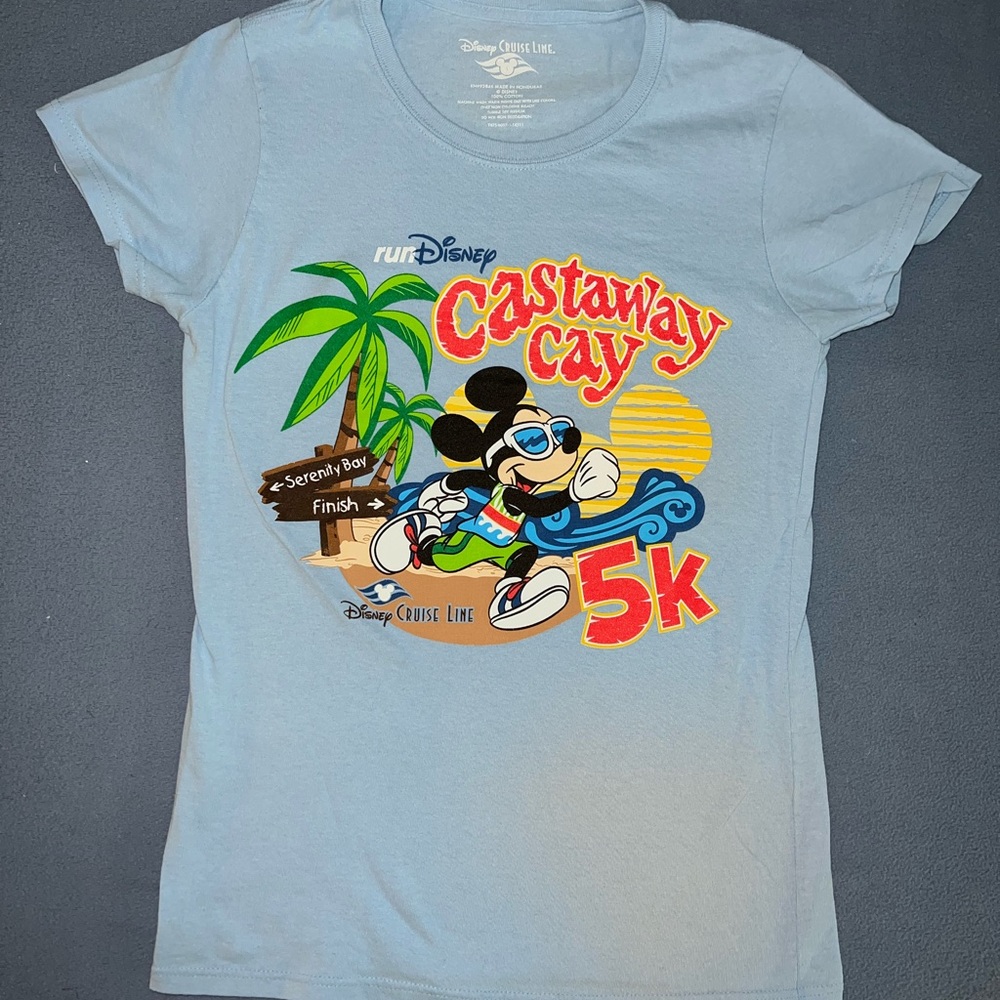 RunDisney Castaway Cay 5k t-shirt